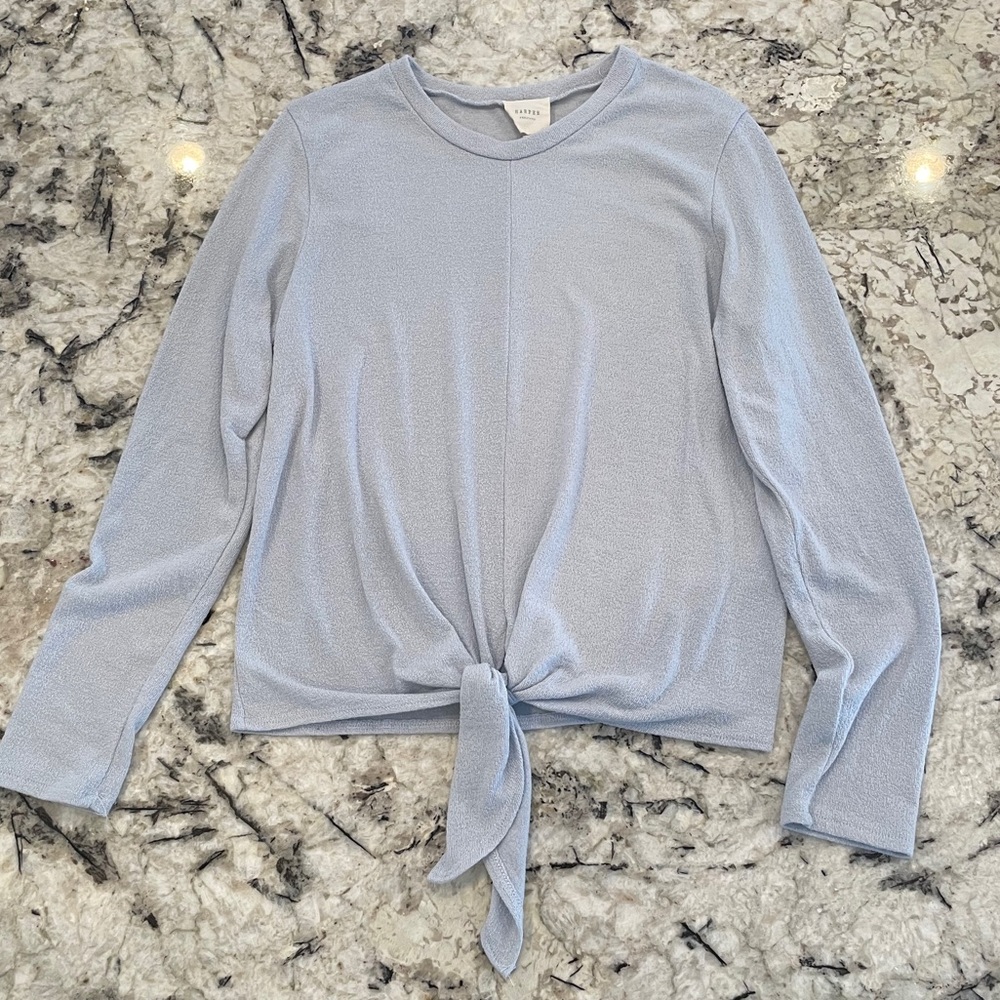 Harper Heritage tie off sweater size womens medium